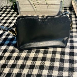 India Hicks Maddison May Black Leather Bag